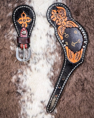 Signature Western Ladies Spur Straps – Spur Straps from Bronco Western Supply Co.
