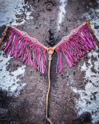 Silver Royal Azalea Breastcollar – Breast Collars from Bronco Western Supply Co.