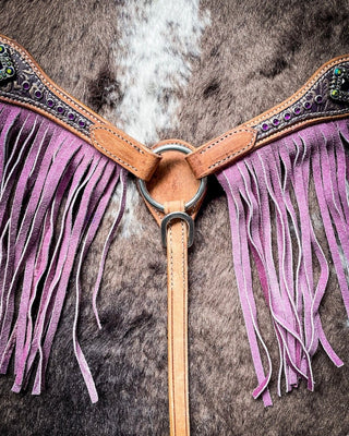 Silver Royal Sweet Pea Breast Collar - Breast Collars - Tough 1 - Bronco Western Supply Co.