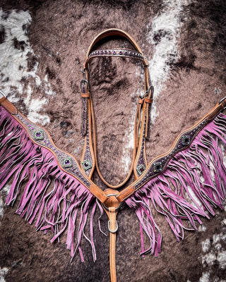 Silver Royal Sweet Pea Browband Headstall – Headstalls & Accessories from Bronco Western Supply Co.