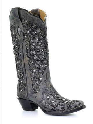 Silver Squall Corral Boot – Women's Boots from Bronco Western Supply Co.