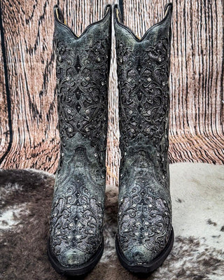 Silver Squall Corral Boot – Women's Boots from Bronco Western Supply Co.
