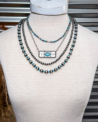 Silverton Ridge Layered Pearl Necklace – Jewelry from Bronco Western Supply Co.