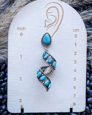 Sister Post Dangle Fashion Earrings - Silver – Jewelry from Bronco Western Supply Co.