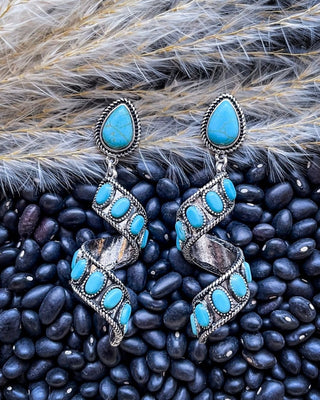 Sister Post Dangle Fashion Earrings - Silver – Jewelry from Bronco Western Supply Co.