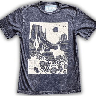 Somewhere In The Wild West Graphic Tee - Black – Apparel from Bronco Western Supply Co.