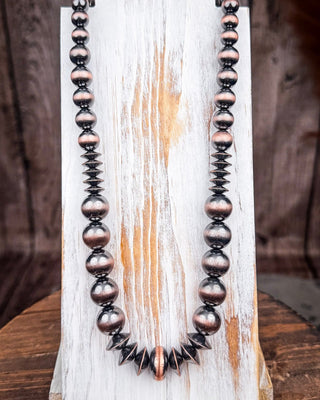 Sophie Navajo Pearl Fashion Necklace - Copper – Jewelry from Bronco Western Supply Co.