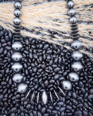 Sophie Navajo Pearl Fashion Necklace - Silver – Jewelry from Bronco Western Supply Co.