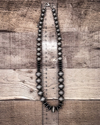 Sophie Navajo Pearl Fashion Necklace - Silver – Jewelry from Bronco Western Supply Co.