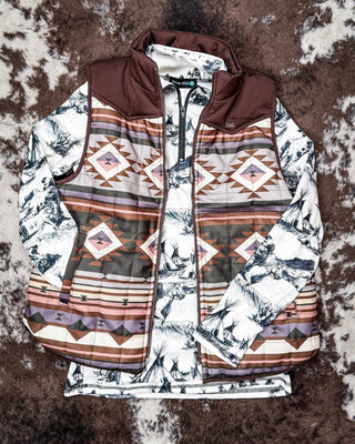 Spirit of the Plains Quarter Zip Pullover by Sterling Kreek – Apparel from Bronco Western Supply Co.