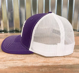 Spur Up Hat - Purple/White - Apparel - Bronco Western Supply Co. - Bronco Western Supply Co.