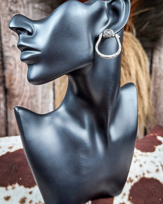 Star Stirrup Fashion Stud Earrings - Black – Jewelry from Bronco Western Supply Co.