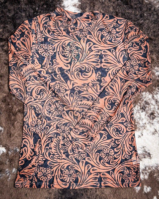 Sterling Kreek - Country Road Leather Mesh Top – Apparel from Bronco Western Supply Co.