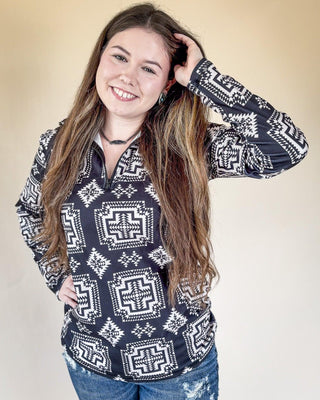 Sterling Kreek - Down In The Hills Fitted Pullover – Apparel from Bronco Western Supply Co.