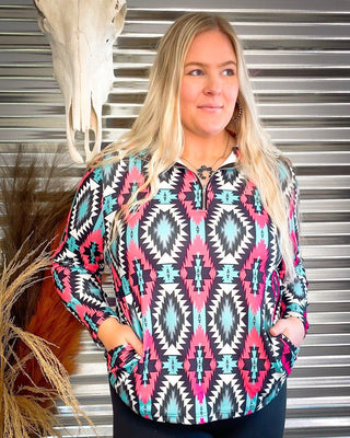 Sterling Kreek - Montezuma Quarter Zip Pullover - Apparel - Sterling Kreek - Bronco Western Supply Co.