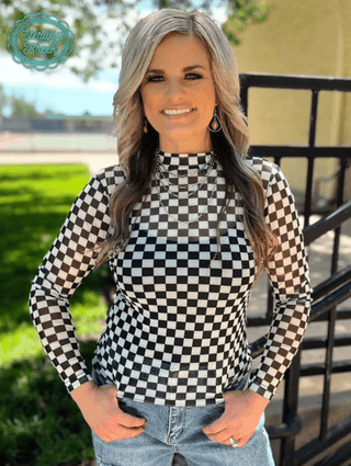 Sterling Kreek - Round The Track Mesh Top – Apparel from Bronco Western Supply Co.