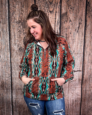 Sterling Kreek - Southbound Oversized Pullover Hoodie – Apparel from Bronco Western Supply Co.