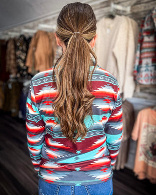 Sterling Kreek - Texas Rain Fitted Quarter Zip Pullover – Apparel from Bronco Western Supply Co.