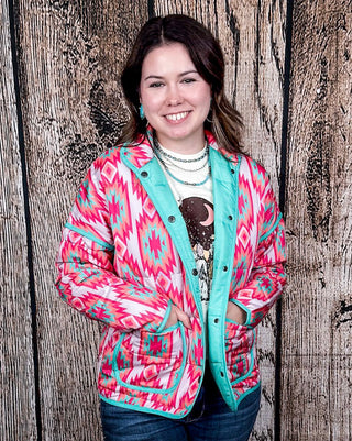 Sterling Kreek - The Brynella Aztec Jacket – Apparel from Bronco Western Supply Co.