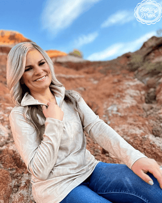 Sterling Kreek - The Dusty Roads Quarter Zip Pullover – Apparel from Bronco Western Supply Co.