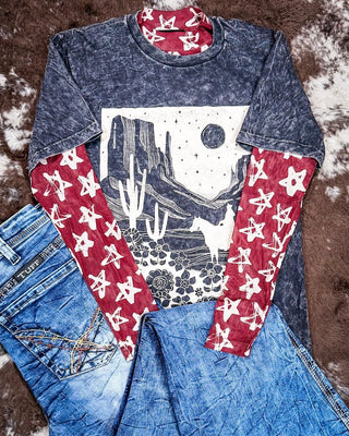 Sterling Kreek - The Stars At Night Mesh Top – Apparel from Bronco Western Supply Co.