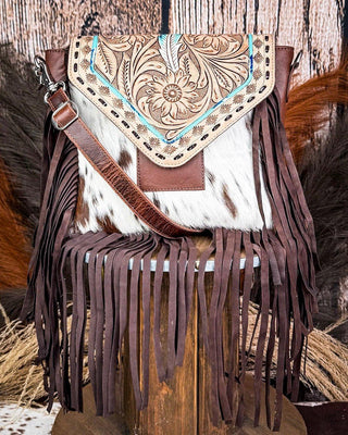 Straybird Hair on Hide Fringe Crossbody Bag – Purses & Wallets from Bronco Western Supply Co.