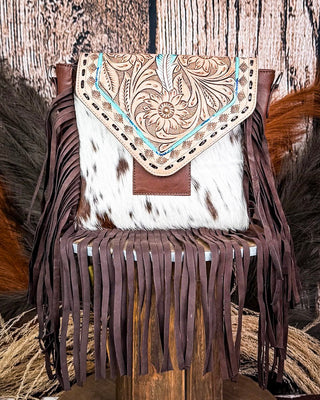 Straybird Hair on Hide Fringe Crossbody Bag – Purses & Wallets from Bronco Western Supply Co.