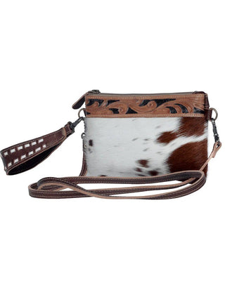 Streaks Delight Hair-On Leather Crossbody Bag by Myra Bag – Purses & Wallets from Bronco Western Supply Co.