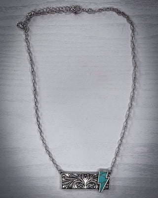 Struck Stone Bar Necklace - Jewelry - Bronco Western Supply Jewelry - Bronco Western Supply Co.