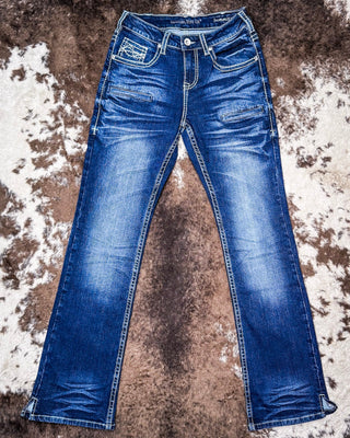 Summit White Bootcut Jeans – Apparel from Bronco Western Supply Co.