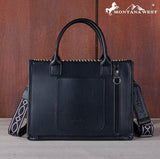 Sutton Montana West Boot Stitch Tote - Black - Purses & Wallets - Montana West - Bronco Western Supply Co.