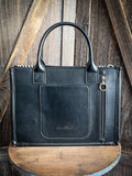 Sutton Montana West Boot Stitch Tote - Black - Purses & Wallets - Montana West - Bronco Western Supply Co.