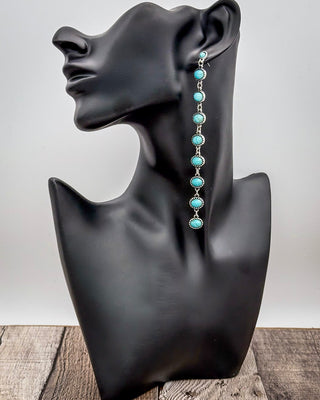 Teal Mesa Drop Fashion Earrings – Jewelry from Bronco Western Supply Co.