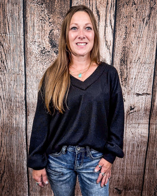 The Hadley Top - Black – Shirts & Tops from Bronco Western Supply Co.