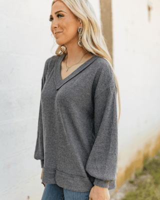 The Hadley Top - Charcoal – Shirts & Tops from Bronco Western Supply Co.