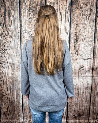 The Hadley Top - Charcoal – Shirts & Tops from Bronco Western Supply Co.