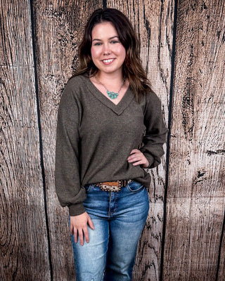 The Hadley Top - Mocha – Shirts & Tops from Bronco Western Supply Co.