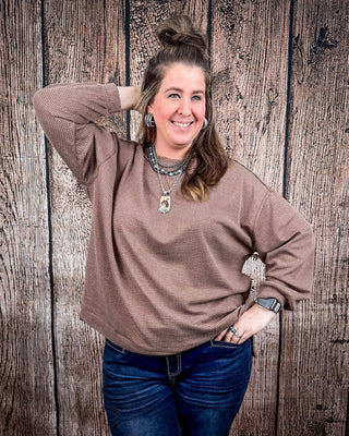 The Stillwater Tunic Top - Chocolate – Shirts & Tops from Bronco Western Supply Co.