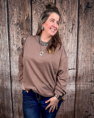 The Stillwater Tunic Top - Chocolate – Shirts & Tops from Bronco Western Supply Co.