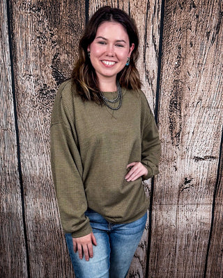 The Stillwater Tunic Top - Olive – Shirts & Tops from Bronco Western Supply Co.