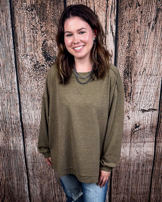 The Stillwater Tunic Top - Olive – Shirts & Tops from Bronco Western Supply Co.