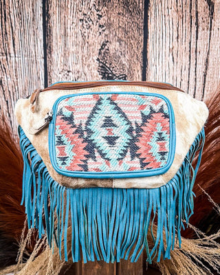 Tonga Ridge Fanny Pack Bag in Blue by Myra Bag – Purses & Wallets from Bronco Western Supply Co.
