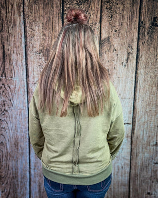 Tooled Frontier Hoodie in Hunter Green by Sterling Kreek – Apparel from Bronco Western Supply Co.