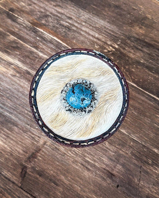 Tough 1 - Cowhide Trinket Jewelry Box – Gift Items from Bronco Western Supply Co.