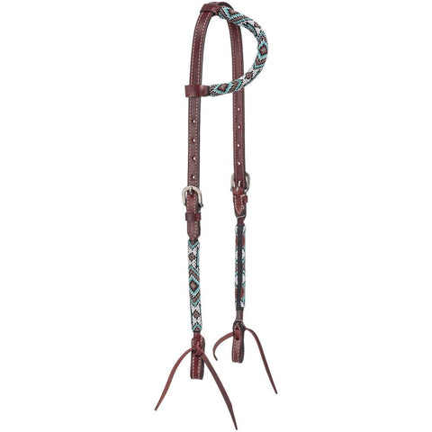 Tough 1 Dakota Beaded One Ear Headstall - Headstalls & Accessories - Tough 1 - Bronco Western Supply Co.