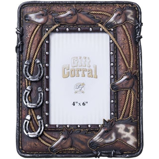 Tough 1 - Horses Picture Frame – Gift Items from Bronco Western Supply Co.