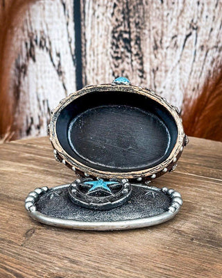 Tough 1 - Horseshoe and Star Trinket Box – Gift Items from Bronco Western Supply Co.