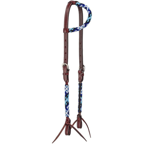 Tough 1 Montana Beaded One Ear Headstall - Headstalls & Accessories - Tough 1 - Bronco Western Supply Co.