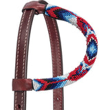 Tough 1 Santa Fe Beaded One Ear Headstall - Headstalls & Accessories - Tough 1 - Bronco Western Supply Co.