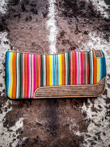 Tough 1 Serape Wool/Felt Western Saddle Pad 32x32 - Saddle Pads - Tough 1 - Bronco Western Supply Co.